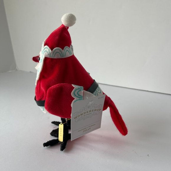 NEW Target Wondershop 2021 Featherly Friends JOLLY Christmas Bird SANTA CLAUS - Picture 4 of 7